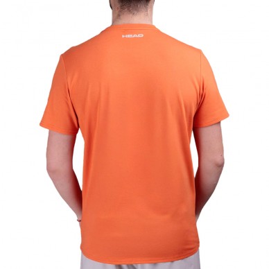 Head T-shirt Rainbow orange