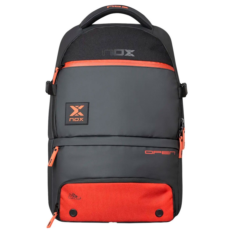 Nox Luxury Open Series Rucksack rot schwarz