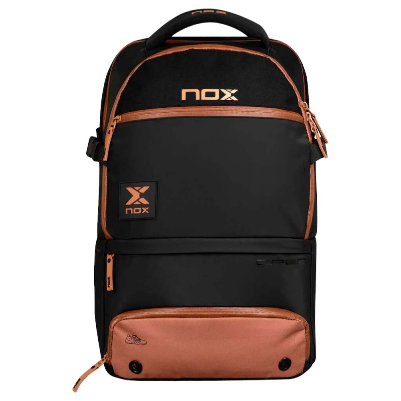 Nox Luxury Open Series Rucksack schwarz braun