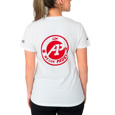 Lok Glacier T-shirt A1Padel weiß