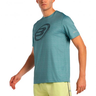 Bullpadel T-Shirt Lande blaugrün meliert