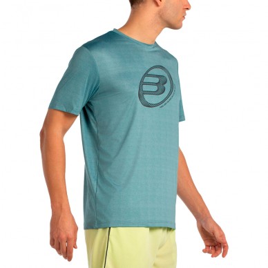 Bullpadel T-Shirt Lande blaugrün meliert