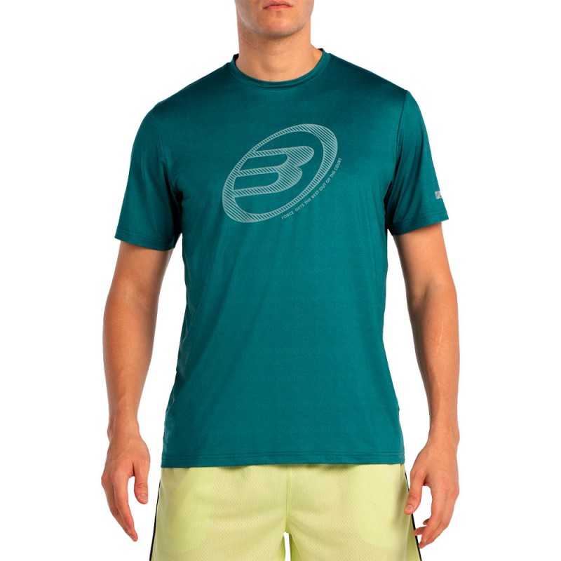 Bullpadel Lande T-Shirt dunkelgrün meliert