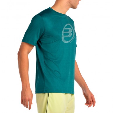 Bullpadel Lande T-Shirt dunkelgrün meliert