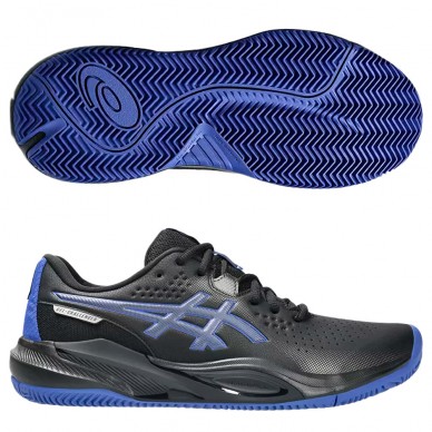 Asics Padelschuhe Gel Challenger 15 Clay schwarz dunkel kobalt 2025