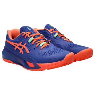 Asics Padelschuhe Gel Resolution X Padel dark cobalt vivid coral 2025