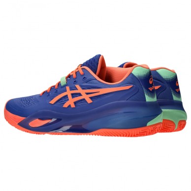 Asics Padelschuhe Gel Resolution X Padel dark cobalt vivid coral 2025