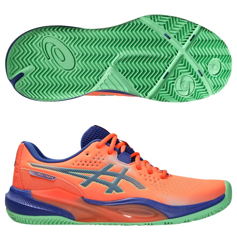 Asics Padelschuhe Gel Challenger 15 Padel vivid coral dark cobalt 2025