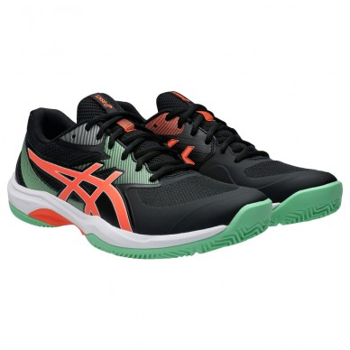 Asics Padelschuhe Game FF Padel black vivid coral 2025
