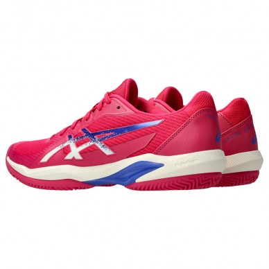 Asics Padelschuhe Solution Swift FF2 Clay bright rose dark cobalt 2025