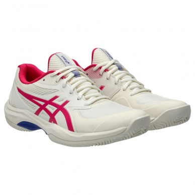 Asics Padelschuhe Game FF Clay cream bright rose 2025