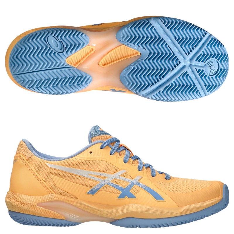 Asics Padelschuhe Solution Swift FF2 Padel Orange Glow Cream 2025