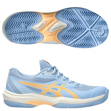 Asics Padelschuhe Game FF Padel stone wash orange glow 2025