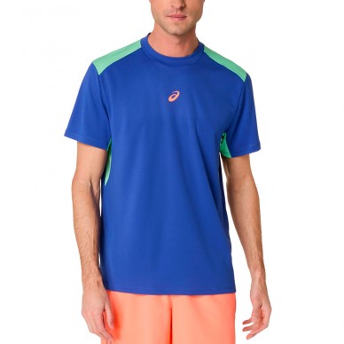 Asics Padel Court SS Top blau T-shirt