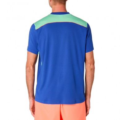 Asics Padel Court SS Top blau T-shirt