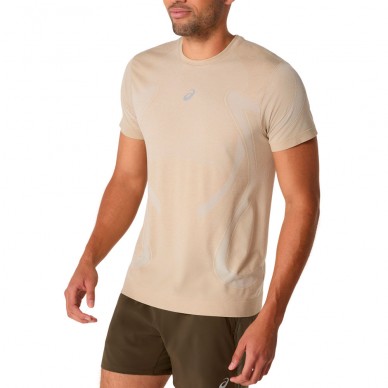 Asics Seamless SS Top weiß gebrochen T-shirt