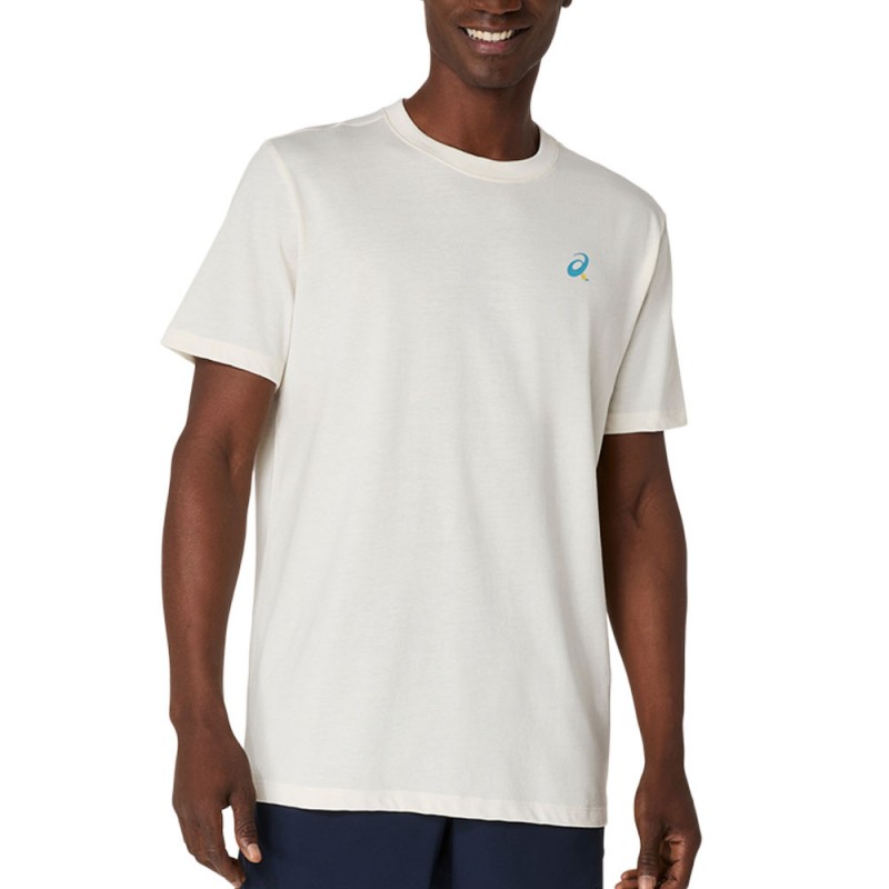 Asics Court Graphics SS Top T-Shirt creme