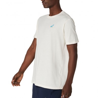 Asics Court Graphics SS Top T-Shirt creme