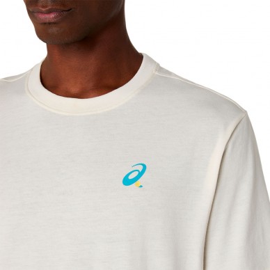 Asics Court Graphics SS Top T-Shirt creme