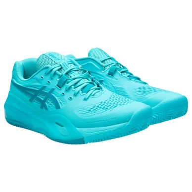 Asics Padelschuhe Gel Resolution X Clay ice mint lagoon 2025