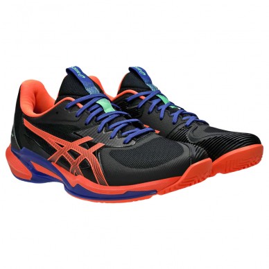 Asics Padelschuhe Solution Speed FF3 Padel black vivid coral 2025