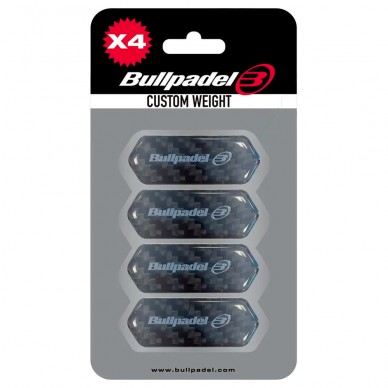 Schutz Bullpadel Custom Weight Pack 4 Einheiten schwarz
