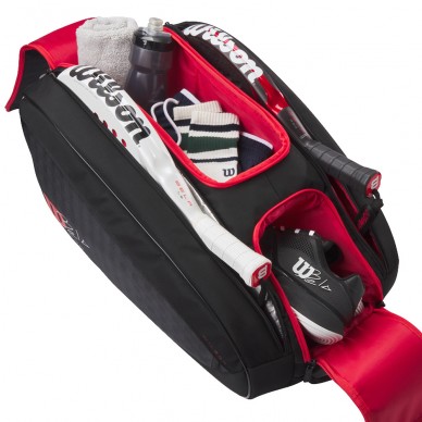 Schlägertasche Wilson Bela V3 schwarz rot 2025