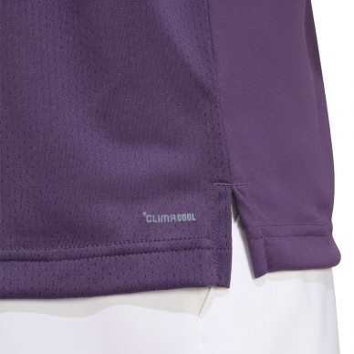 Adidas Club T-Shirt lila weißes Logo