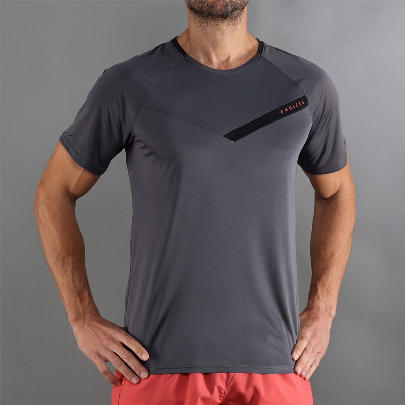 Endless Tracer T-Shirt Titan Grau