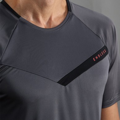 Endless Tracer T-Shirt Titan Grau