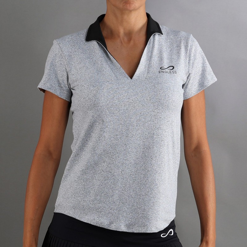 Polo Endless Onyx Sleeves Grau