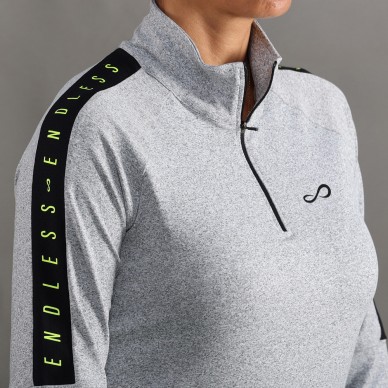 Endless Kirsch Iconic II grauer Hoodie