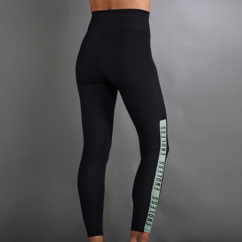 Endless Syncro Leggings schwarz waldgrün