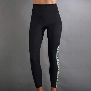 Endless Syncro Leggings schwarz waldgrün