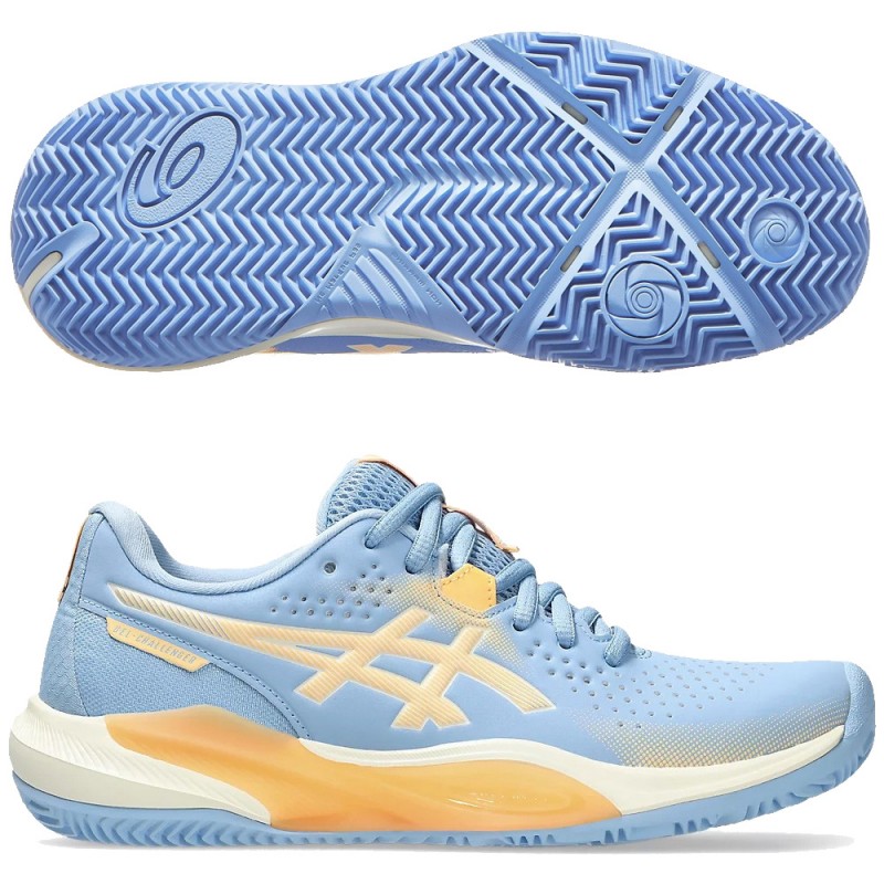 Asics Padelschuhe Gel Challenger 15 Padel Stone Wash Orange Glow 2025