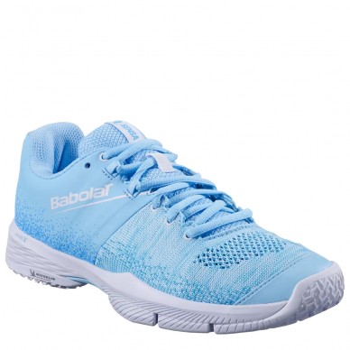 Babolat Sensa Women Padelschuhe cyan blue white 2025