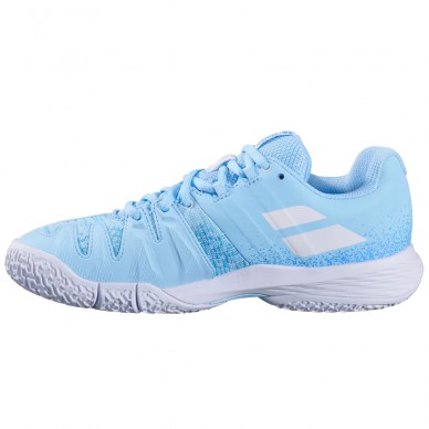 Babolat Sensa Women Padelschuhe cyan blue white 2025