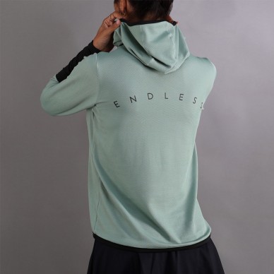 Endless Breath Line hoodie waldgrün
