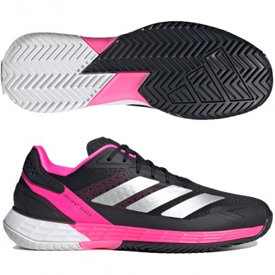 Adidas padelschuhe Defiant Speed 2 M black silver pink 2025