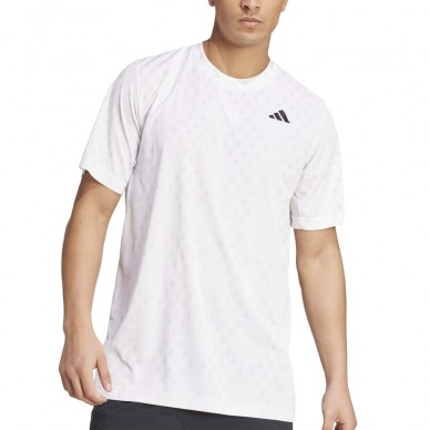 Adidas Club Graph T-Shirt weiß grau