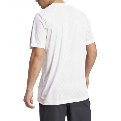 Adidas Club Graph T-Shirt weiß grau