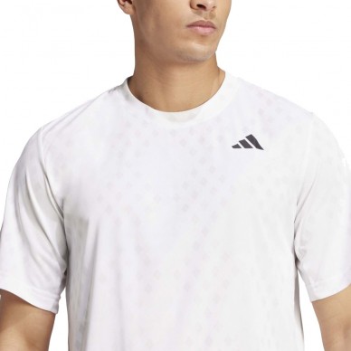 Adidas Club Graph T-Shirt weiß grau
