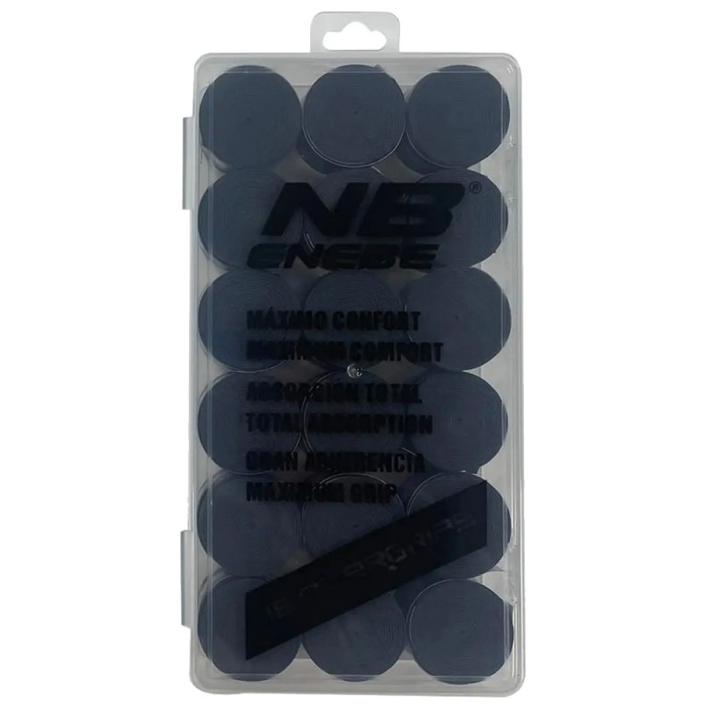 Overgrips Enebe glatt x 18 schwarz