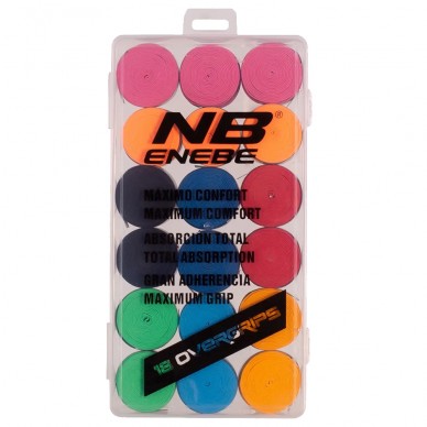Overgrips Enebe glatt x 18 mehrfarbig