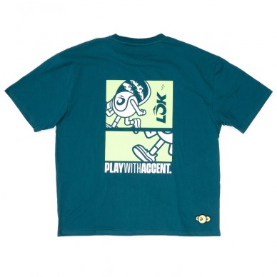Lok Ullu T-Shirt Oversize Grün