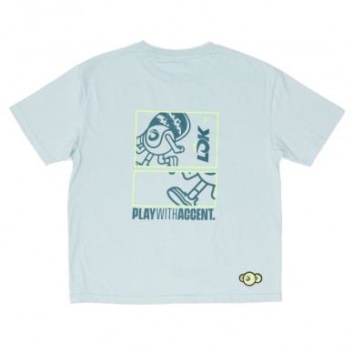 Lok Ashur Oversize T-Shirt in Minzgrün