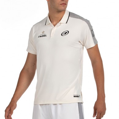 Bullpadel Polo Patron Rohweiß