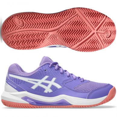 Asics Gel Dedicate 8 Padel-Schuhe amethyst white 2026
