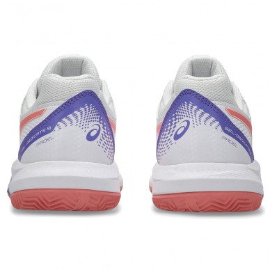 Asics Padelschuhe Gel Dedicate 8 Padel white guava 2026