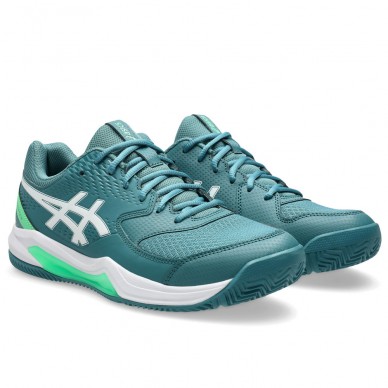 Asics Padelschuhe Gel Dedicate 8 Padel misty pine white 2026